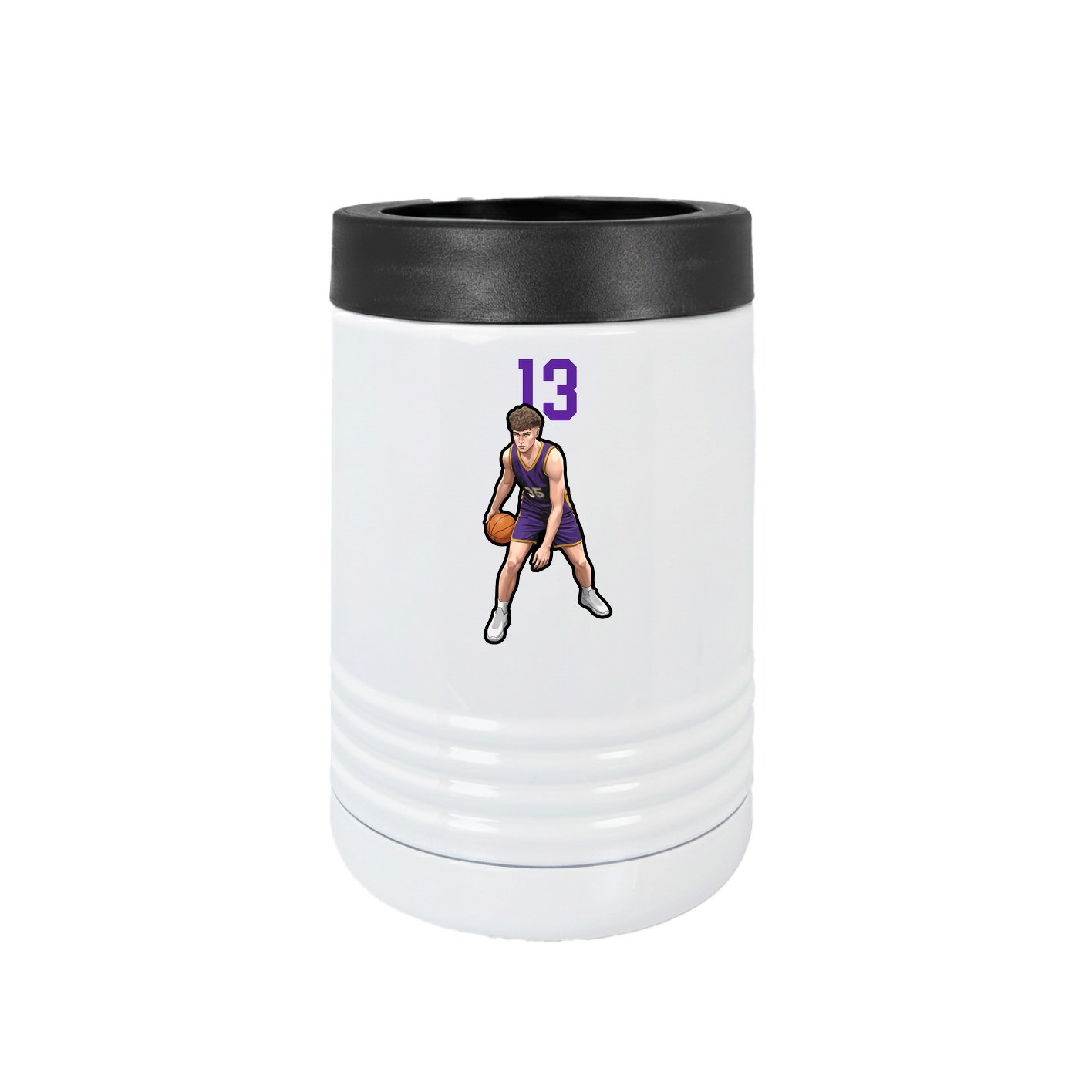 Beverage Holder — Number Top in White