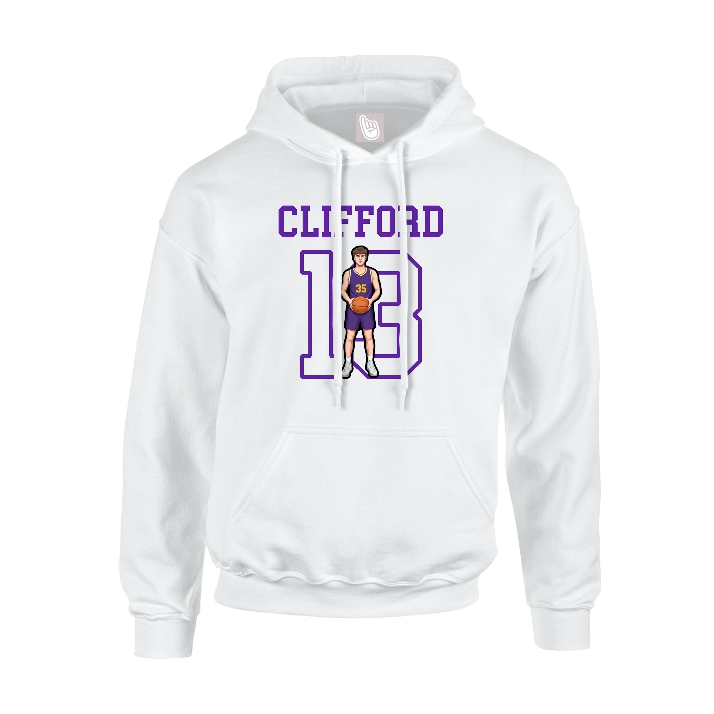 Youth Hoodie — Shirsey in White