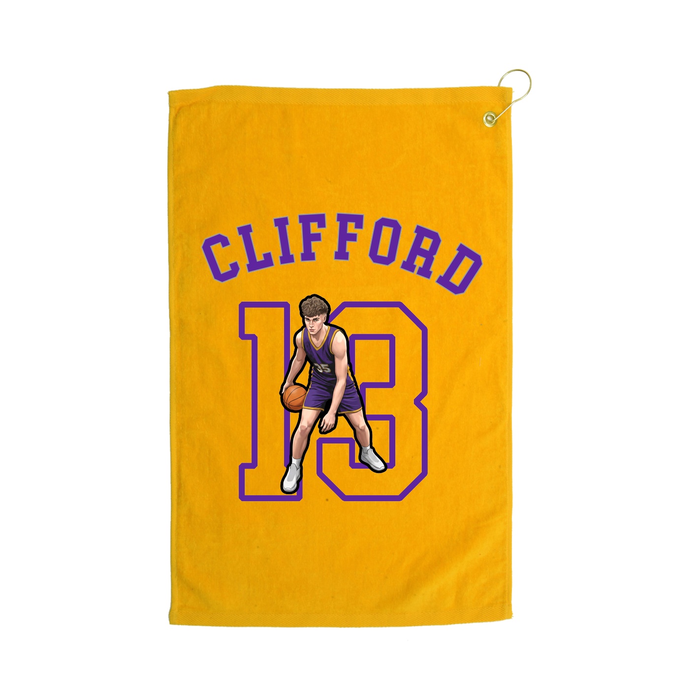 Golf Towel — Shirsey Arch in Gold