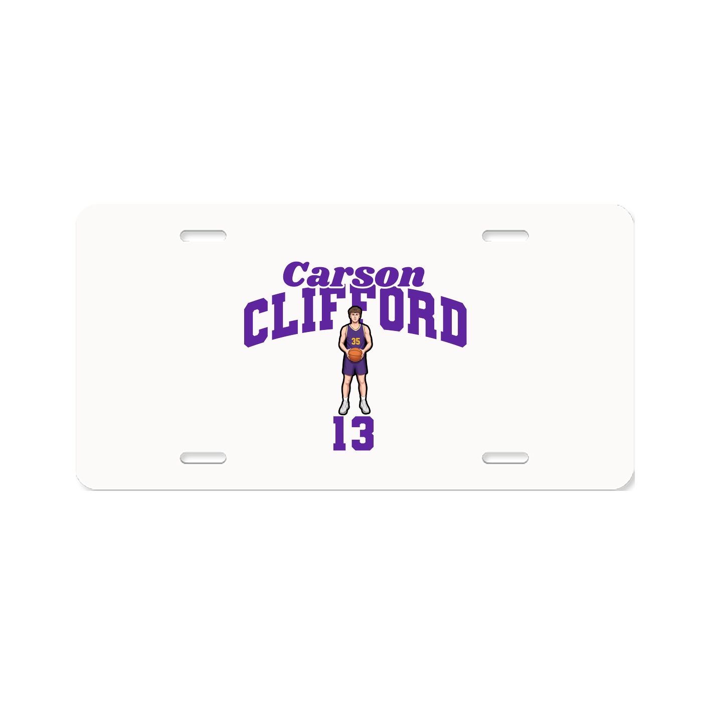 License Plate — Signature Arch in Classic