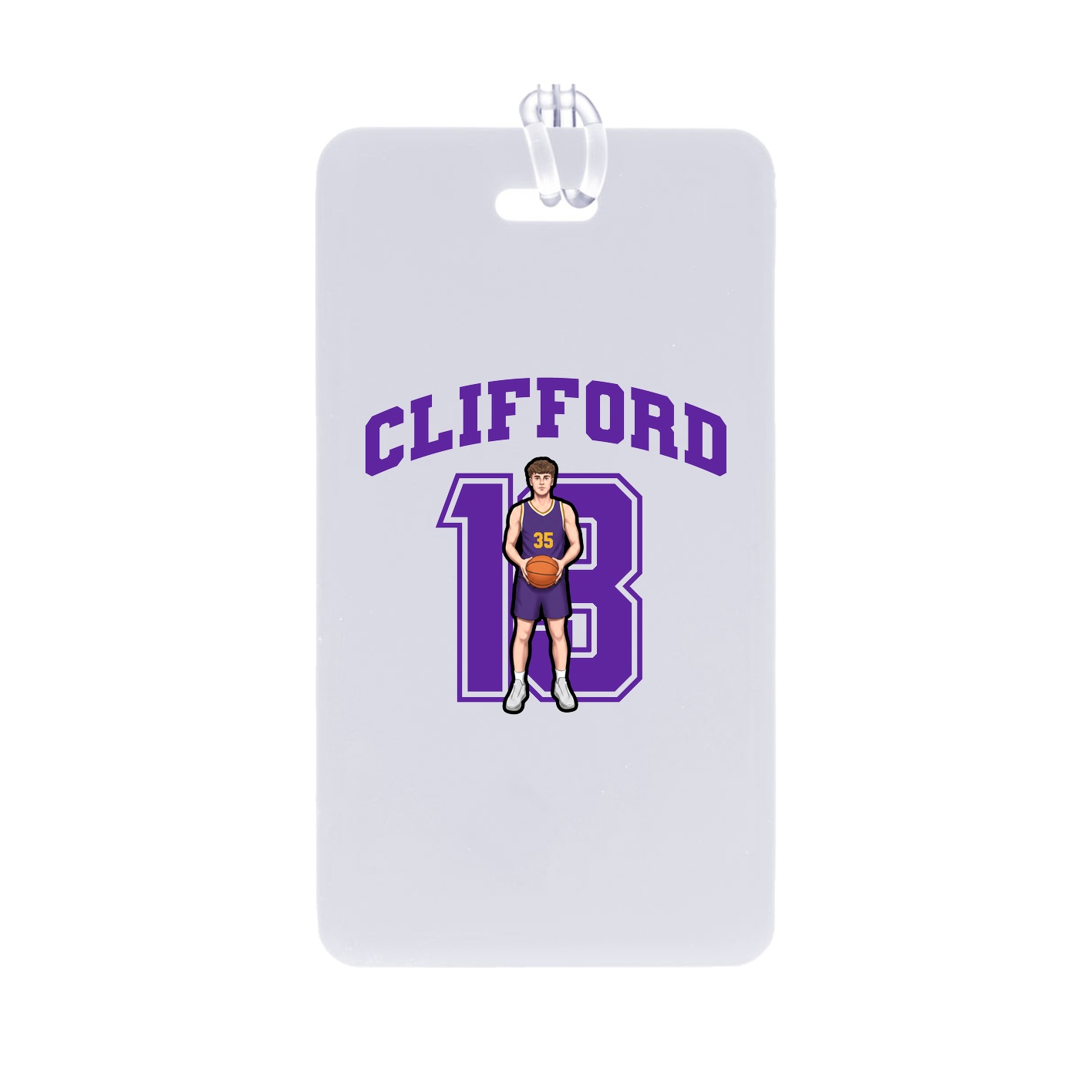 Bag Tag — Number in Classic