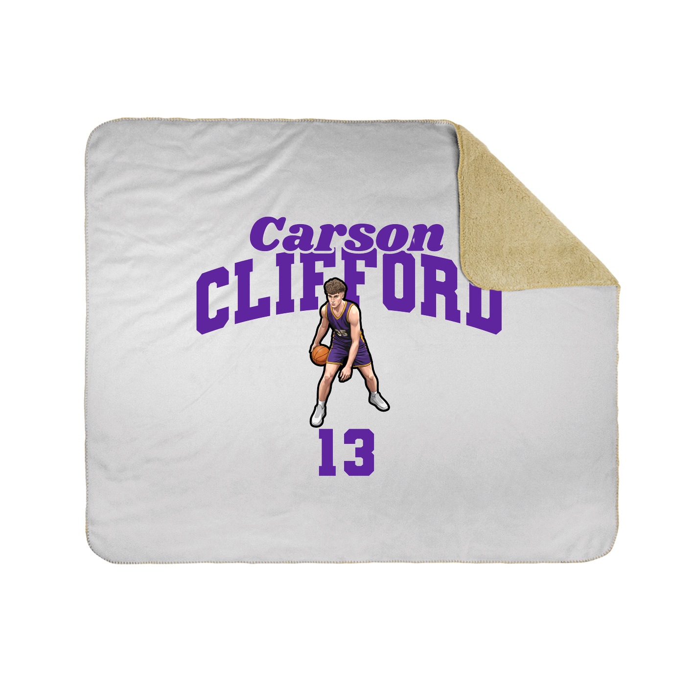 Throw Blanket — Signature Arch in White