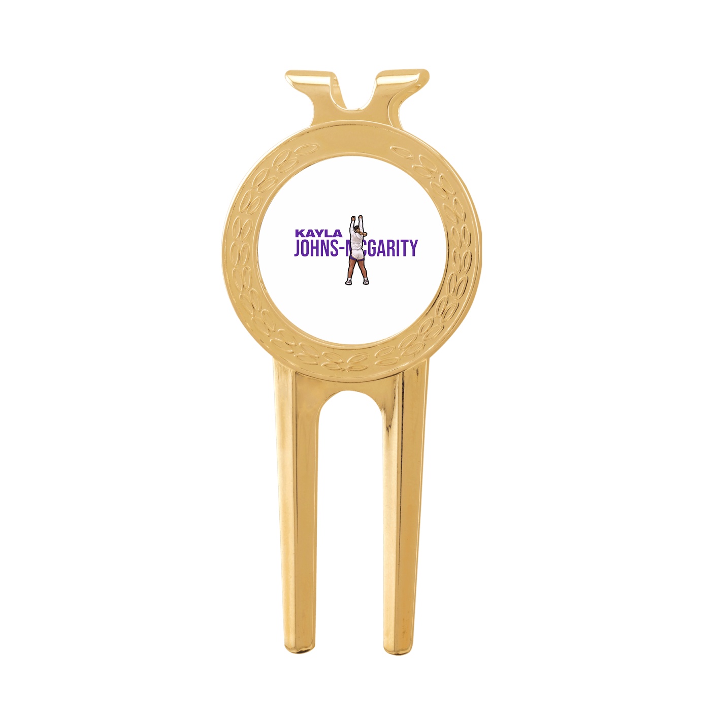 Divot Tool with Ball Marker — Player Name in Classic