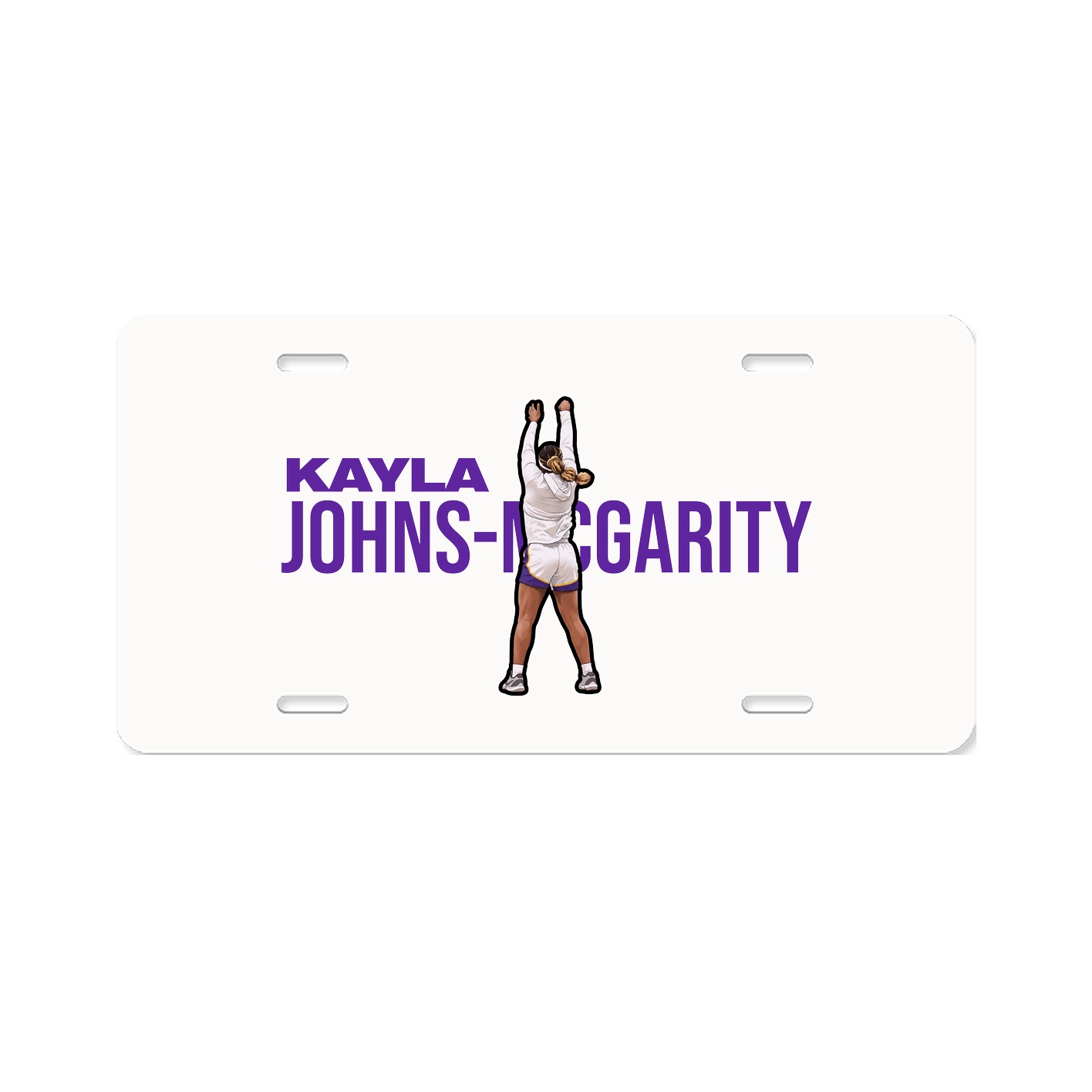 License Plate — Player Name in Classic