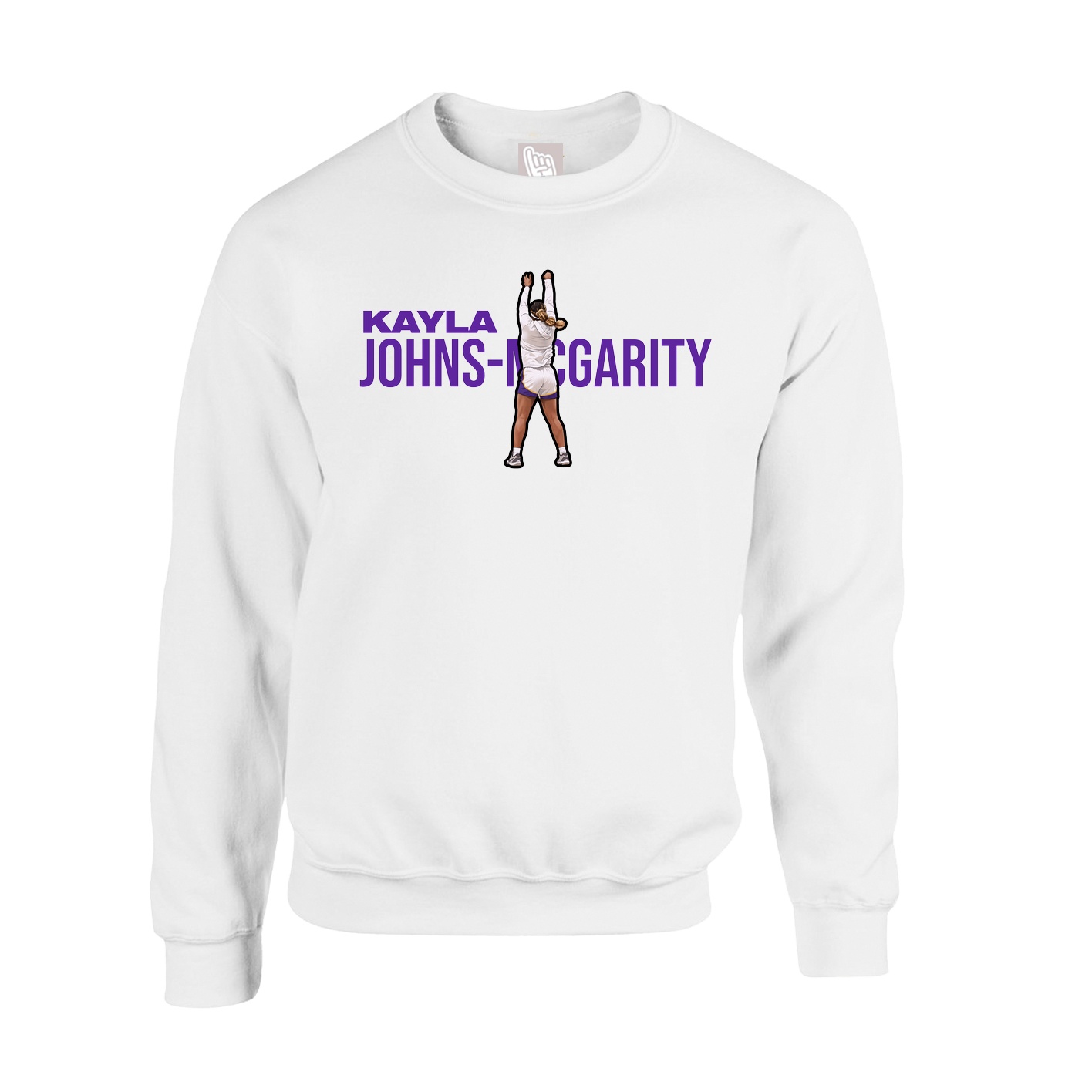 Fleece Crew — Player Name in White