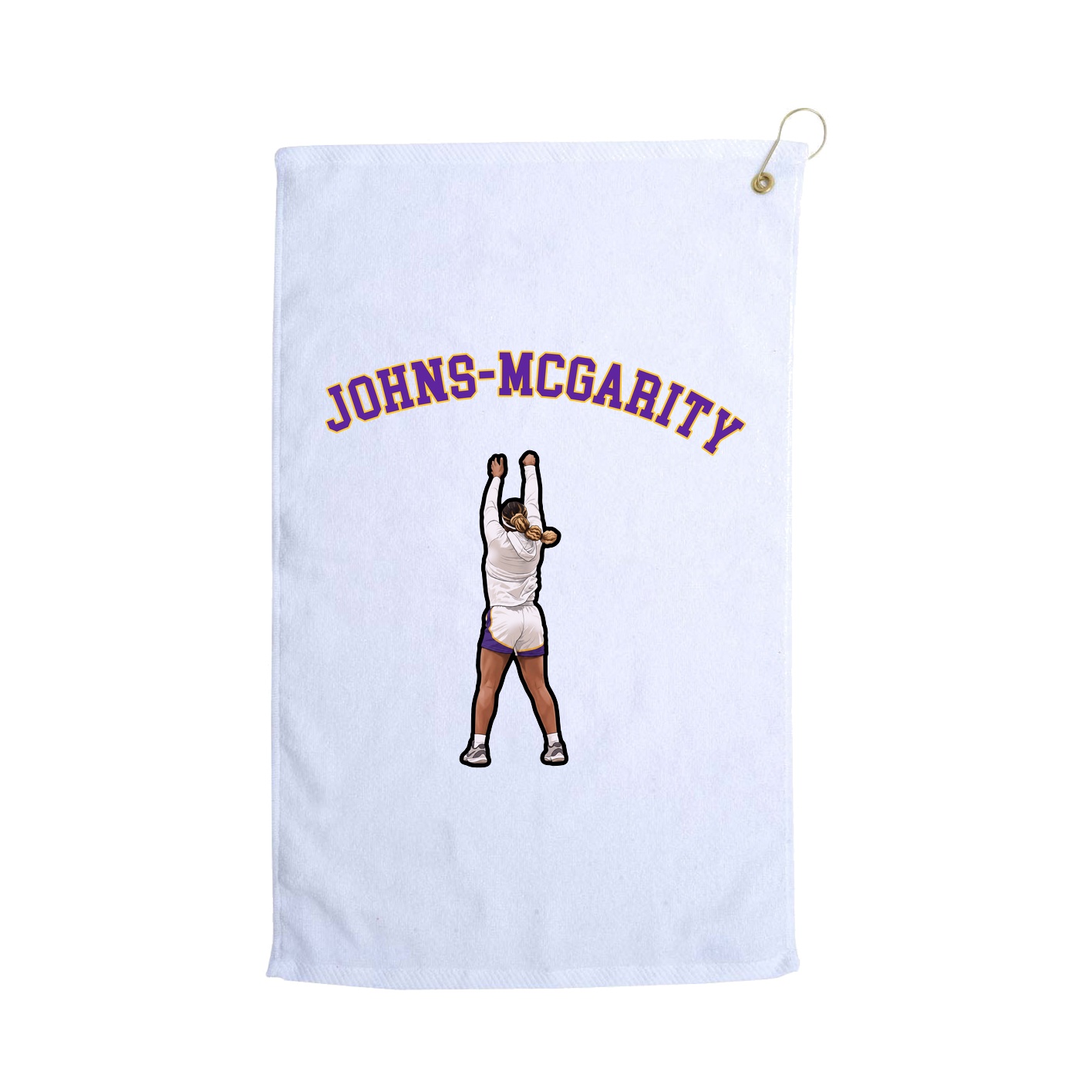 Golf Towel — Shirsey Arch in White