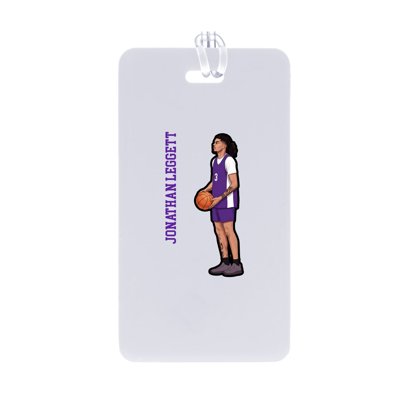 Bag Tag — Name Vertical in Classic