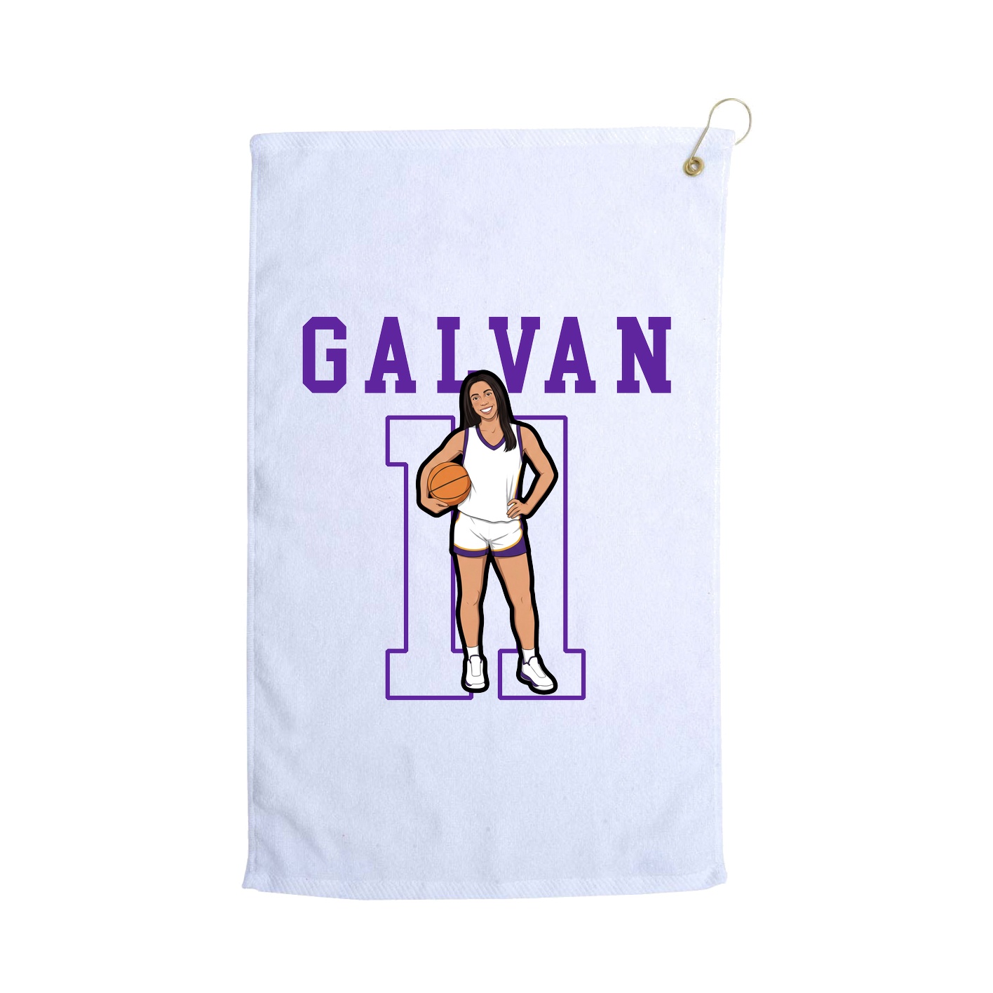 Golf Towel — Shirsey in White