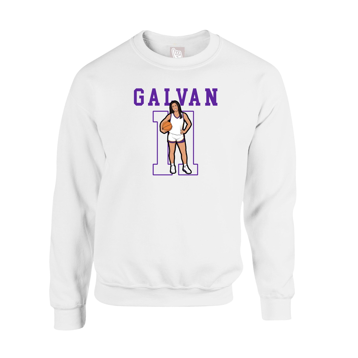 Fleece Crew — Shirsey in White