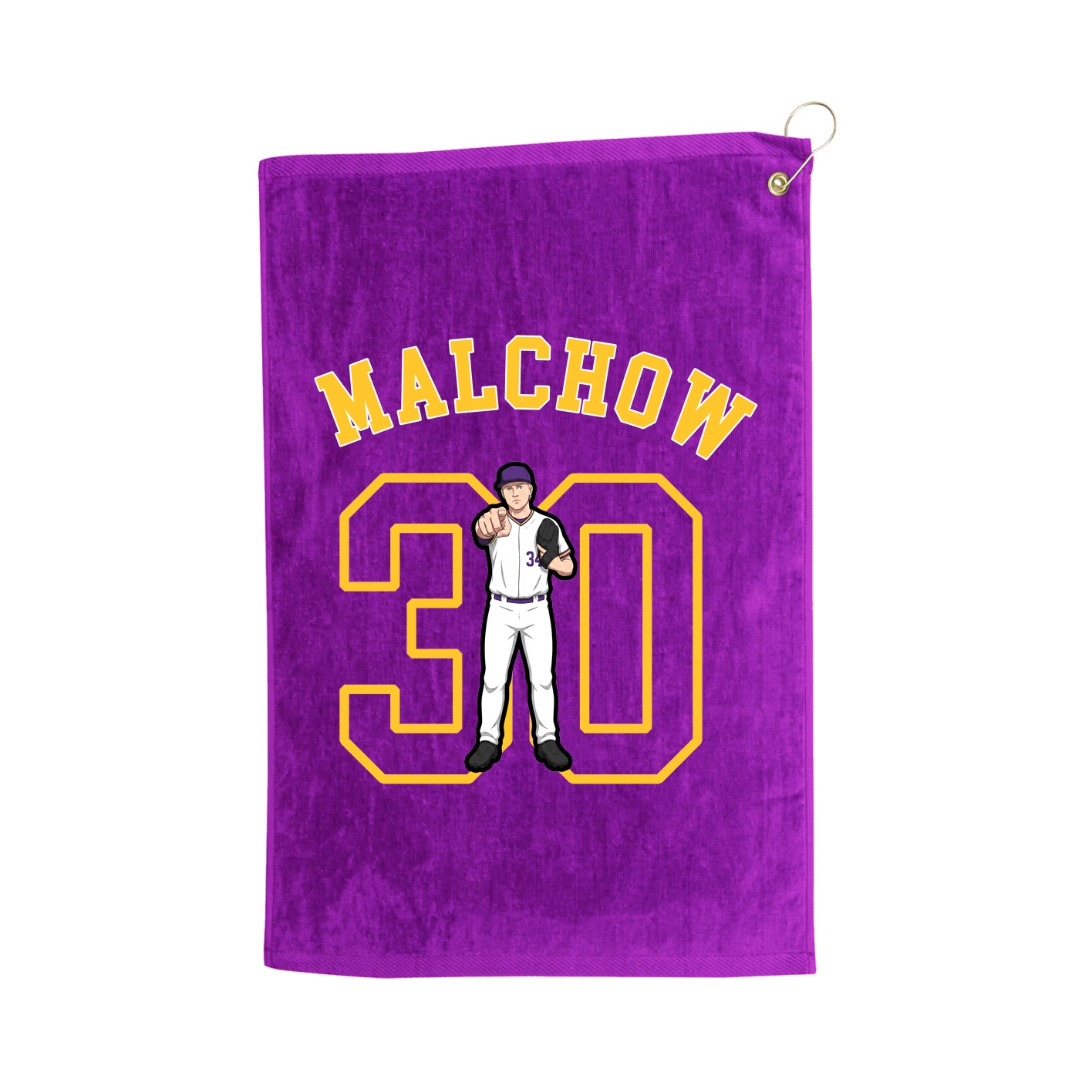 Golf Towel — Shirsey Arch in Purple