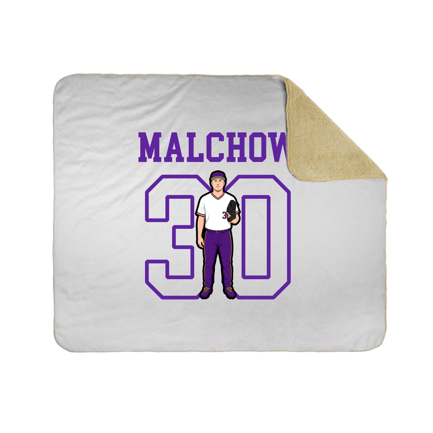 Throw Blanket — Shirsey in White