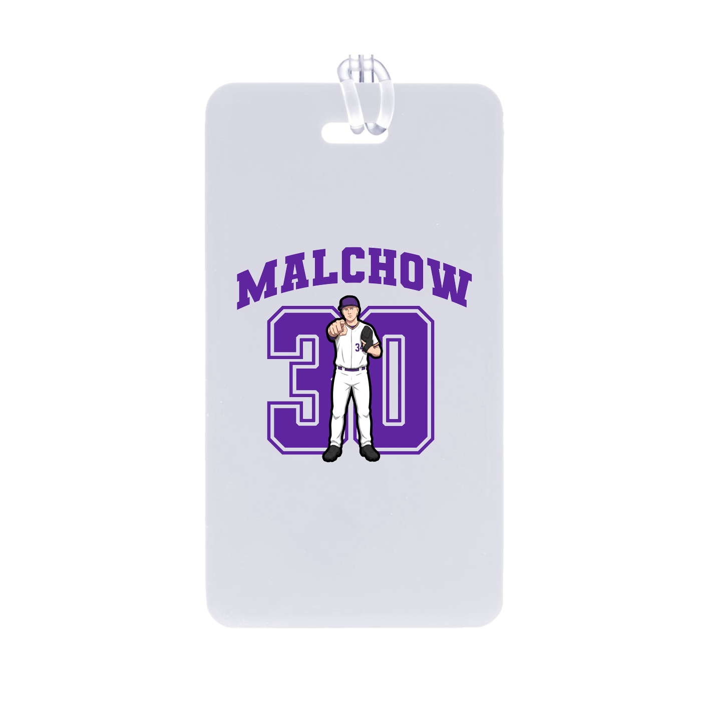 Bag Tag — Number in Classic