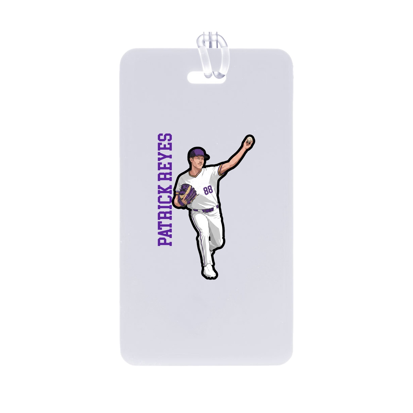 Bag Tag — Name Vertical in Classic