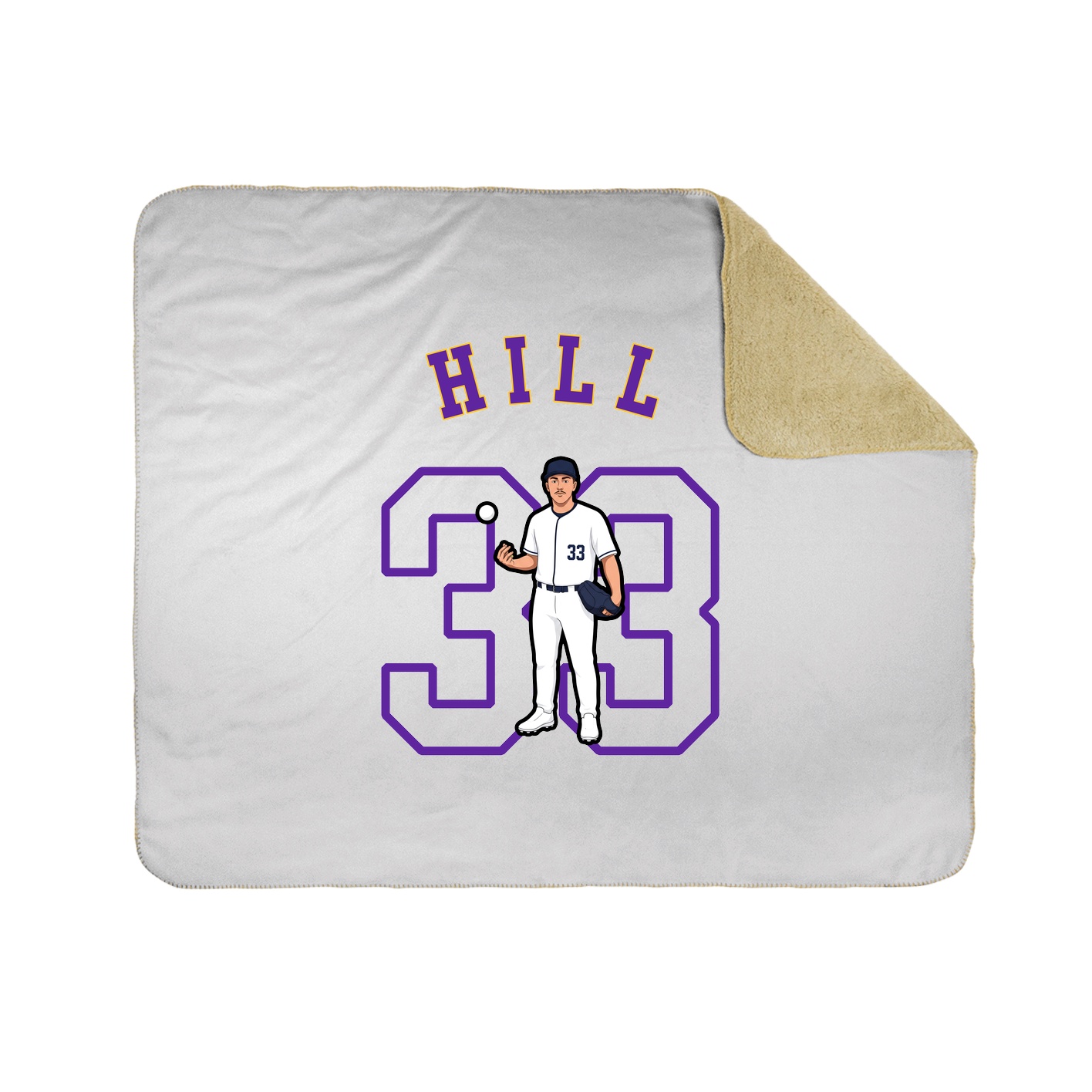 50x60 Sherpa Lined Throw Blanket