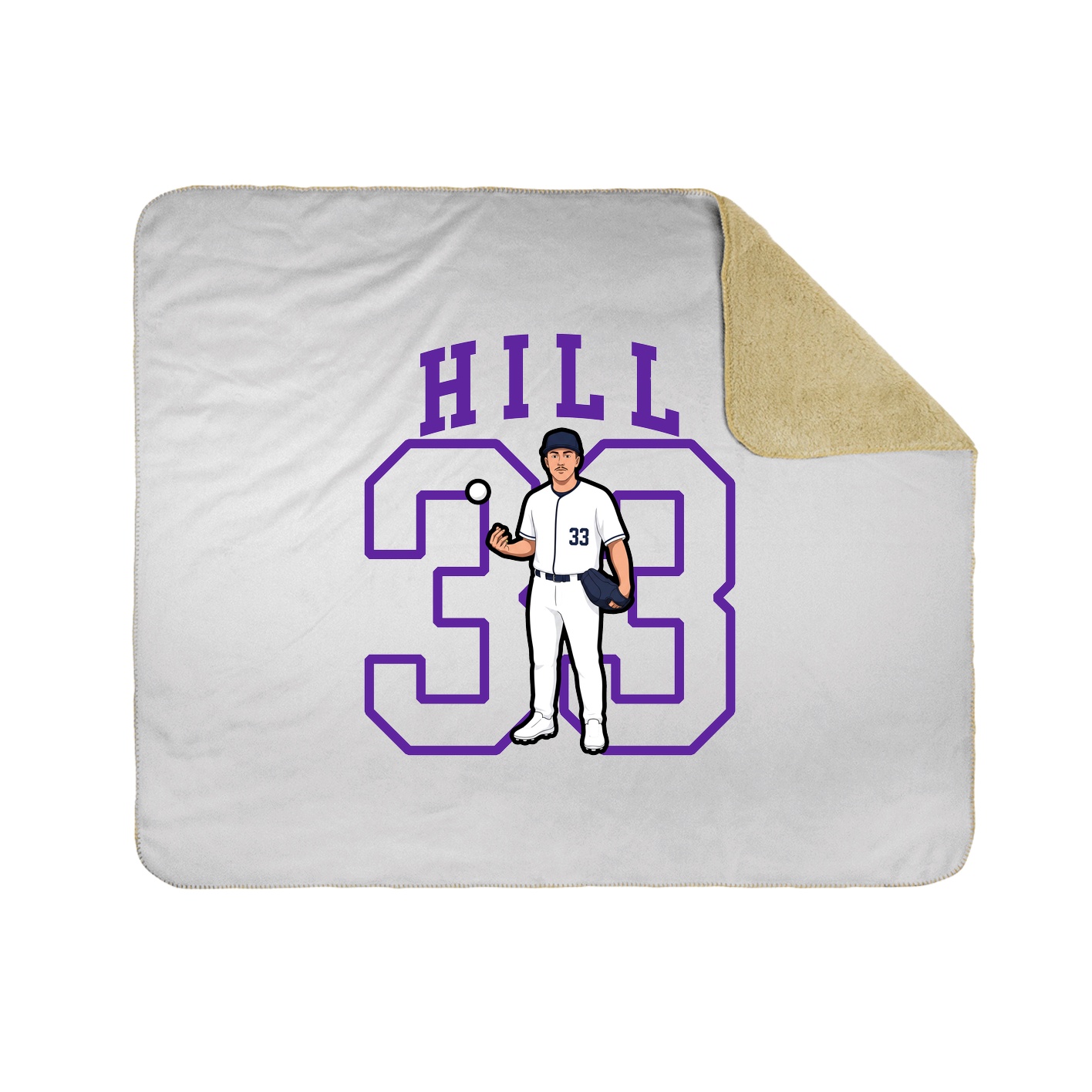 50x60 Sherpa Lined Throw Blanket