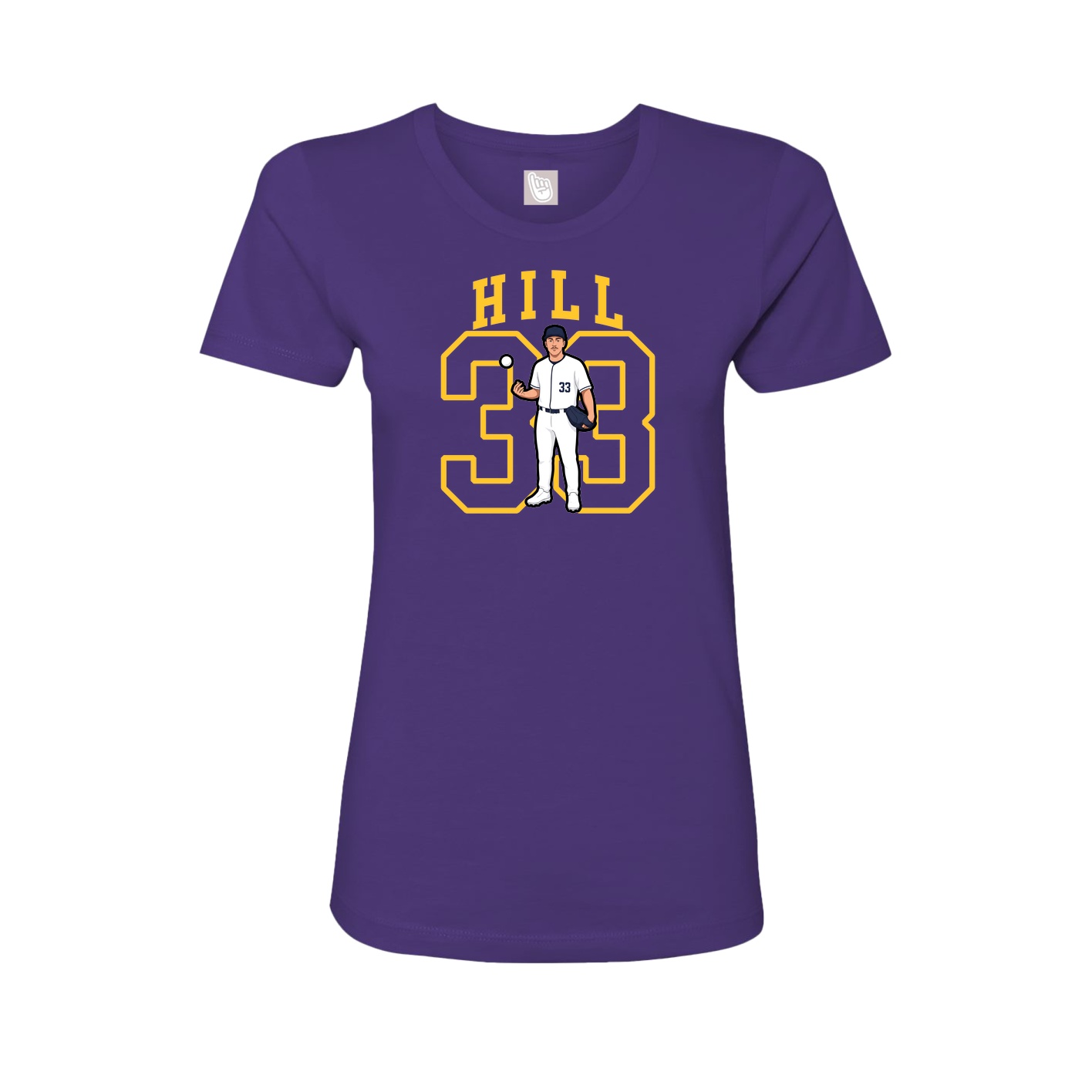 Fitted Women's Tee — Shirsey in Purple