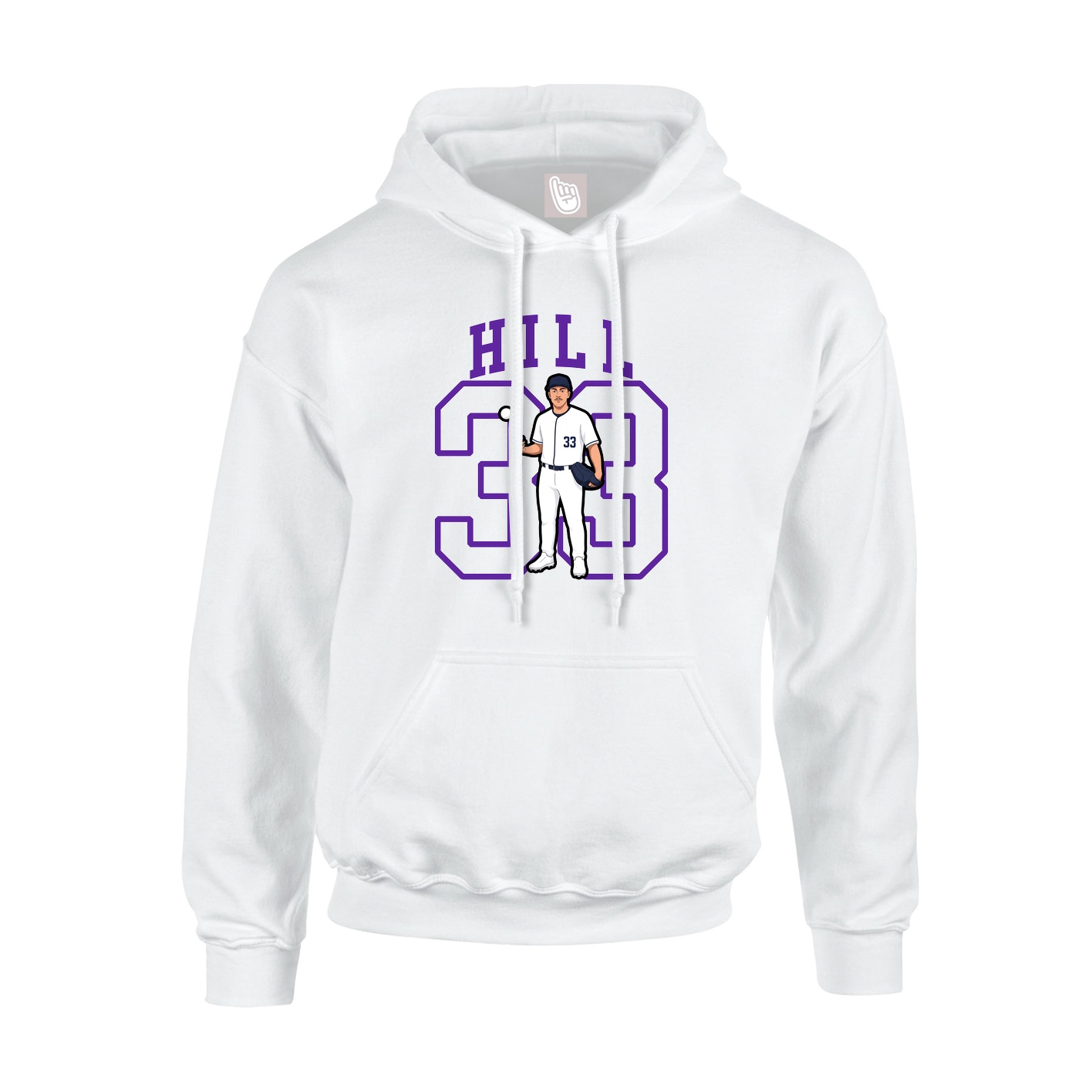 Hoodie — Shirsey in White