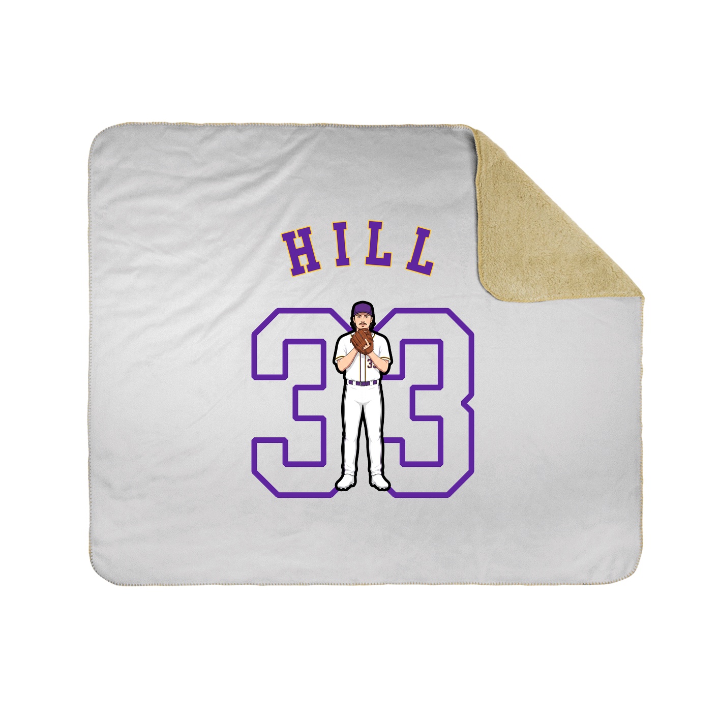 50x60 Sherpa Lined Throw Blanket