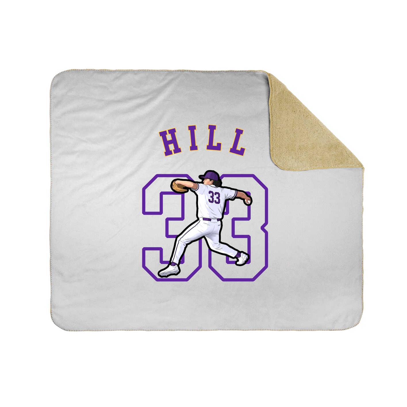 50x60 Sherpa Lined Throw Blanket