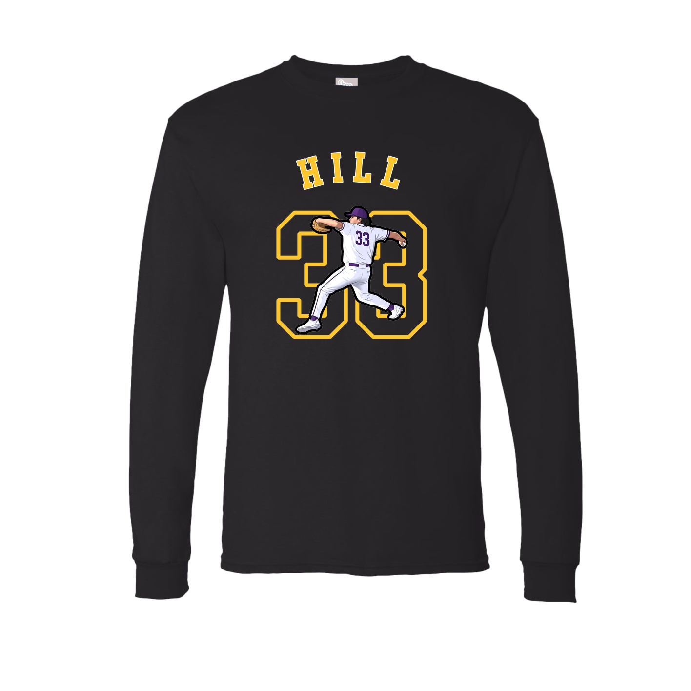 Long Sleeve Tee — Shirsey Arch in Black
