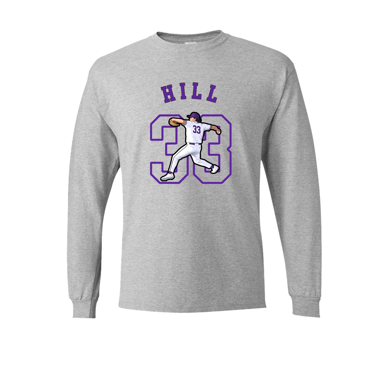 Long Sleeve Tee — Shirsey Arch in Grey