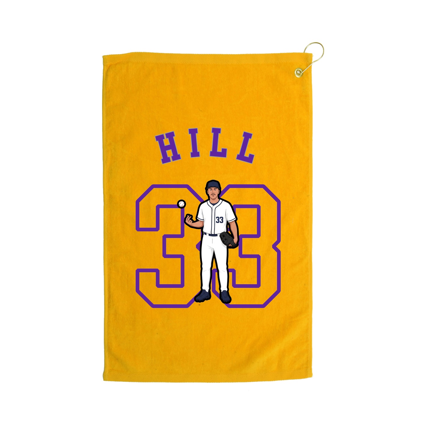 Golf Towel — Shirsey Arch in Gold