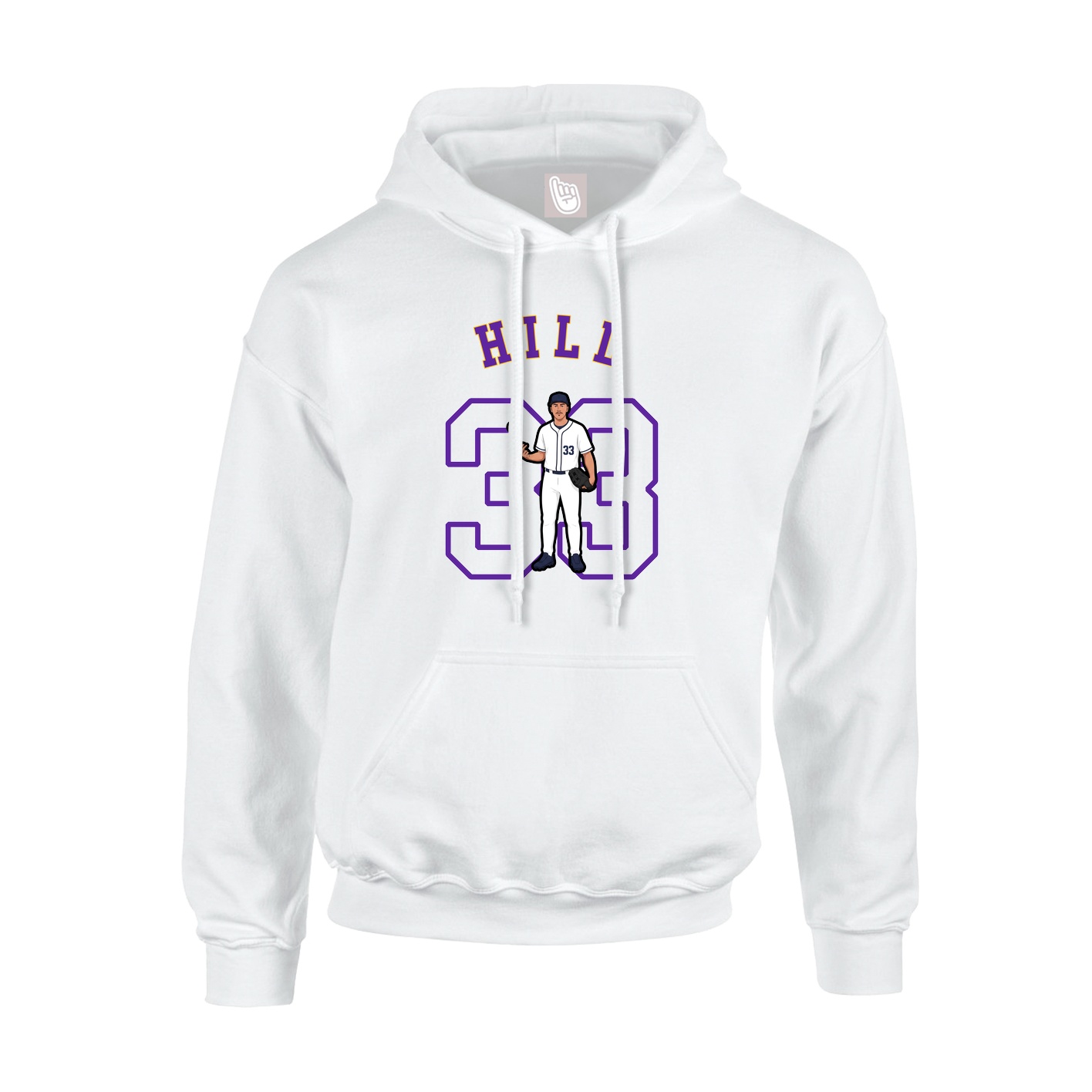 Hoodie — Shirsey Arch in White