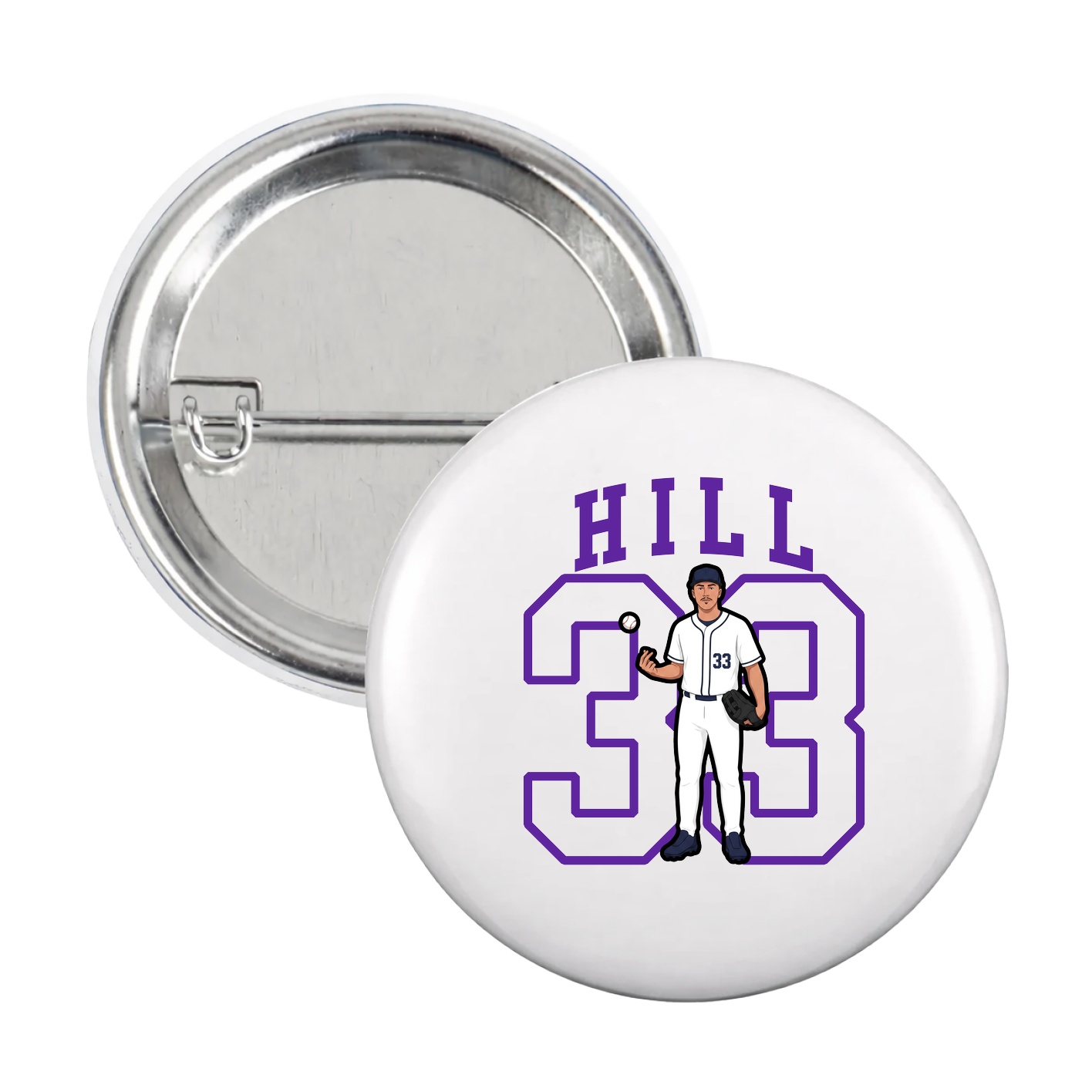 Game Day Button — Shirsey in White