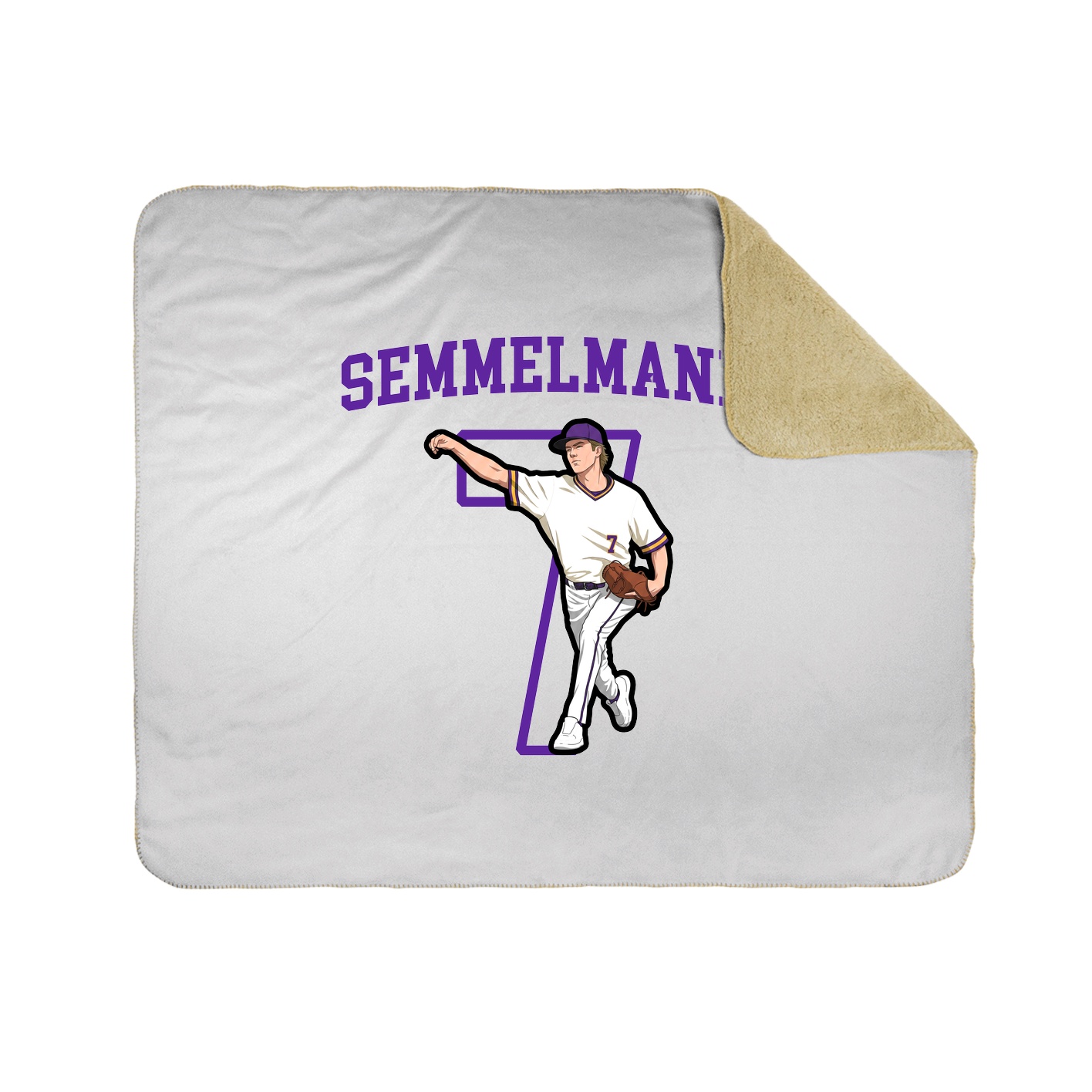Throw Blanket — Shirsey in White