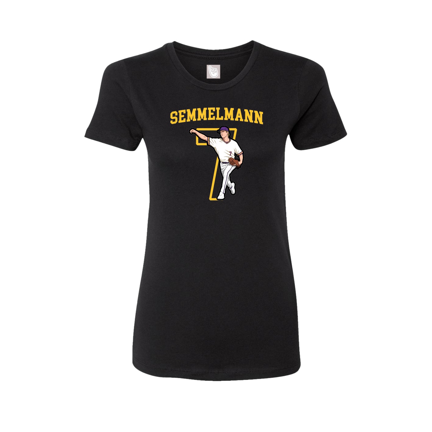 Fitted Women's Tee — Shirsey in Black