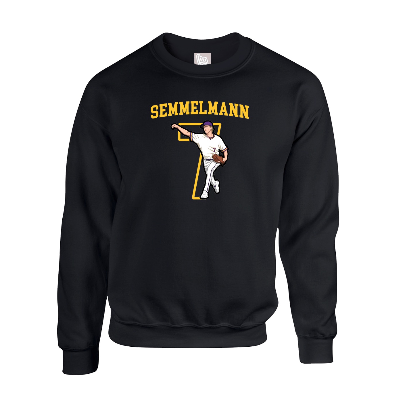 Fleece Crew — Shirsey in Black