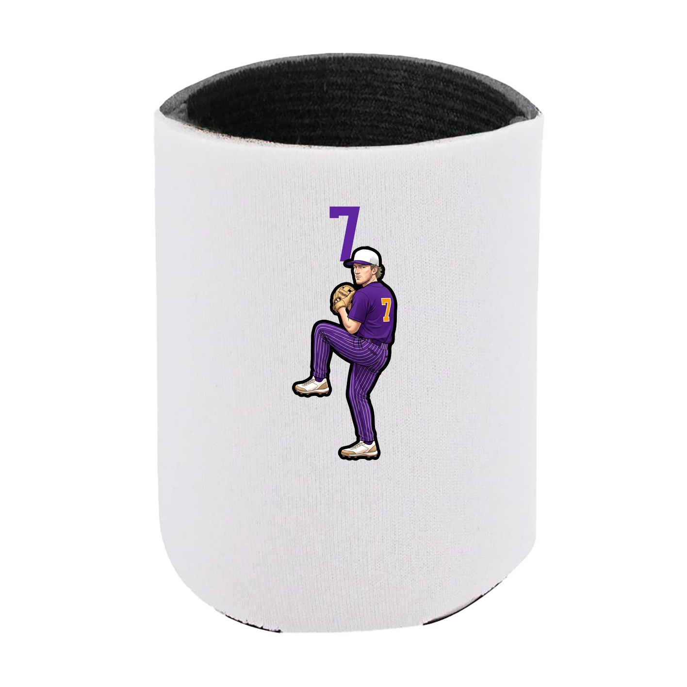Can Holder — Number Top in White