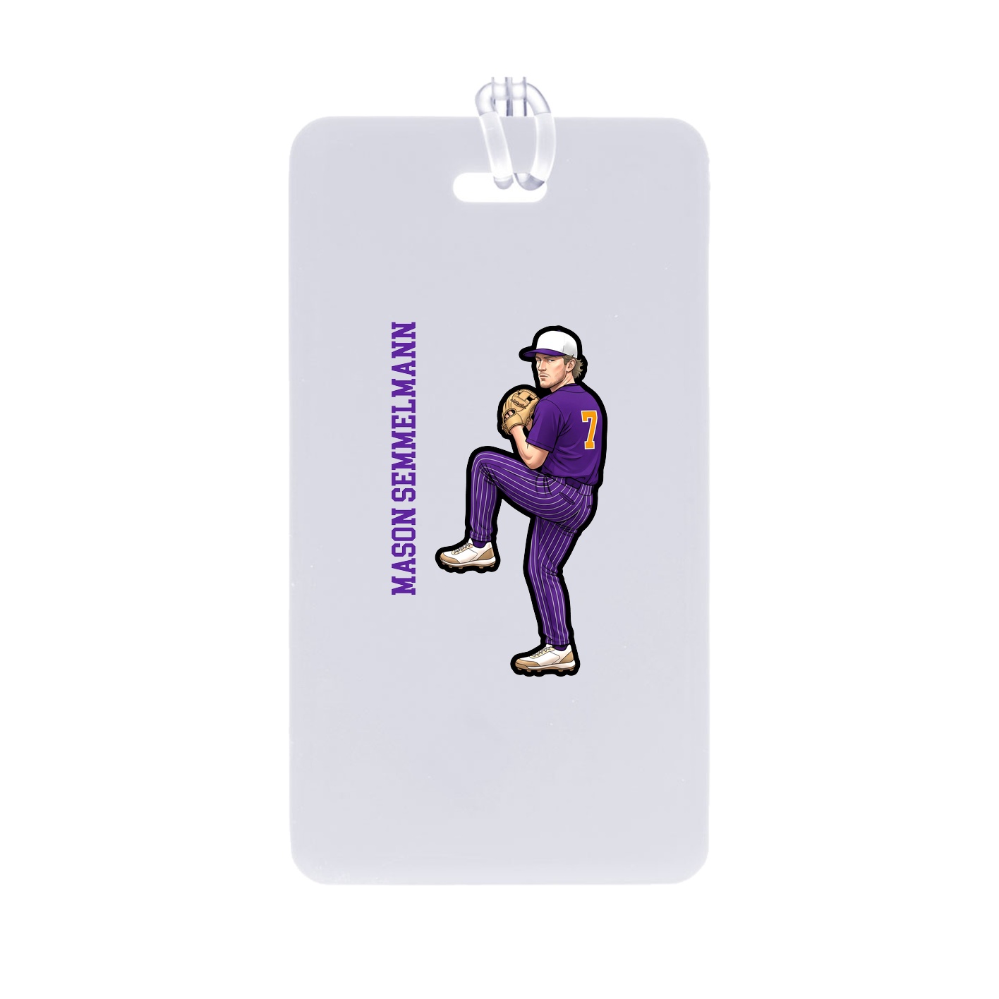 Bag Tag — Name Vertical in Classic