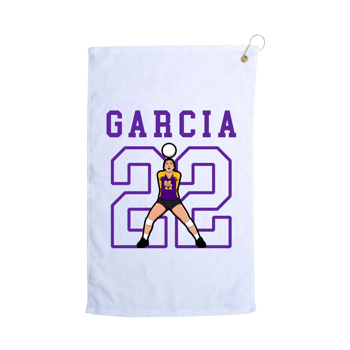 Golf Towel — Shirsey in White