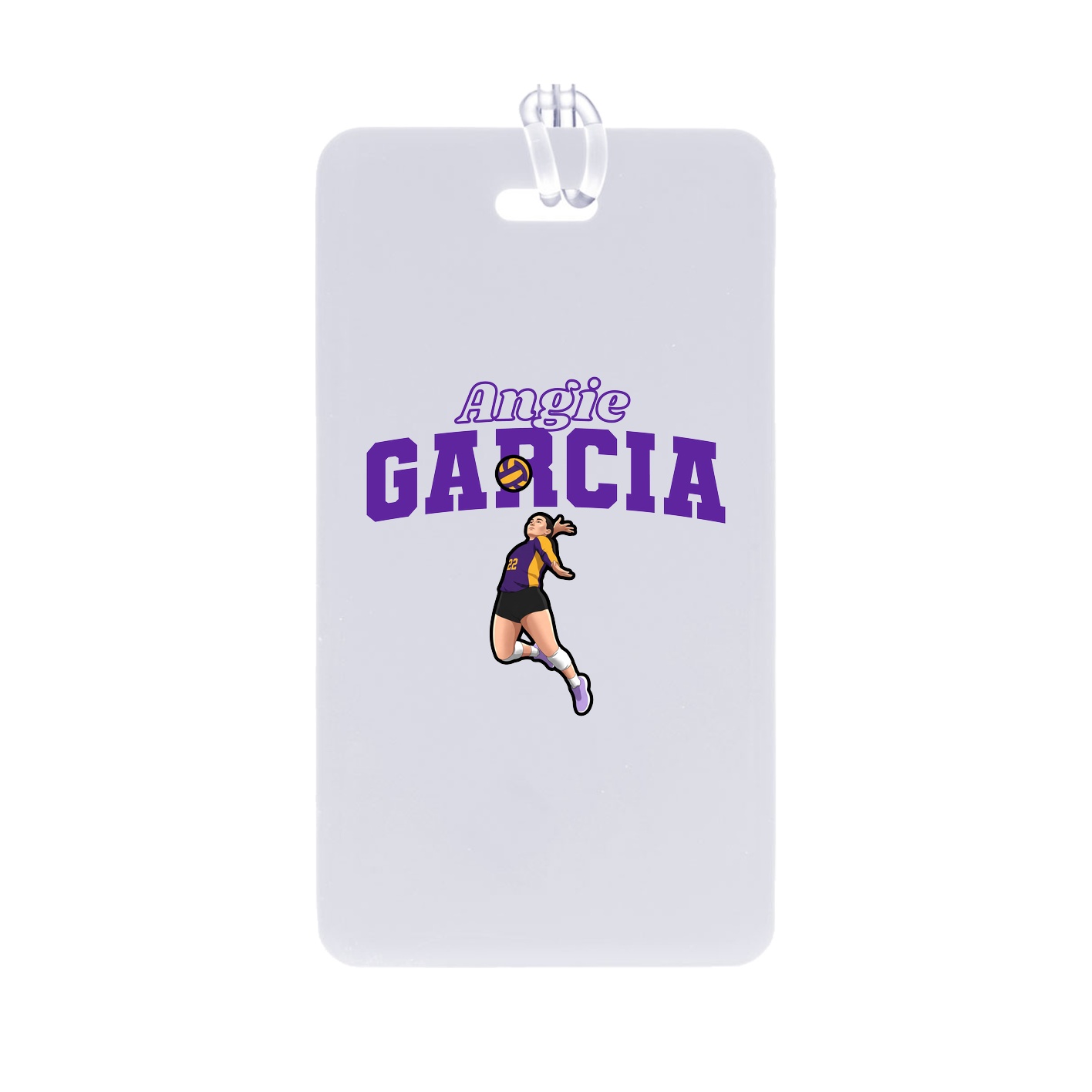 Bag Tag — Name Arch in Classic