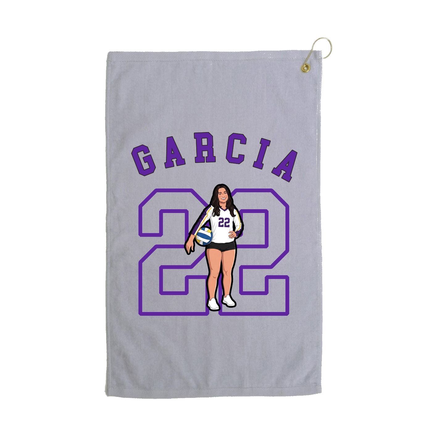 Golf Towel — Shirsey Arch in Grey