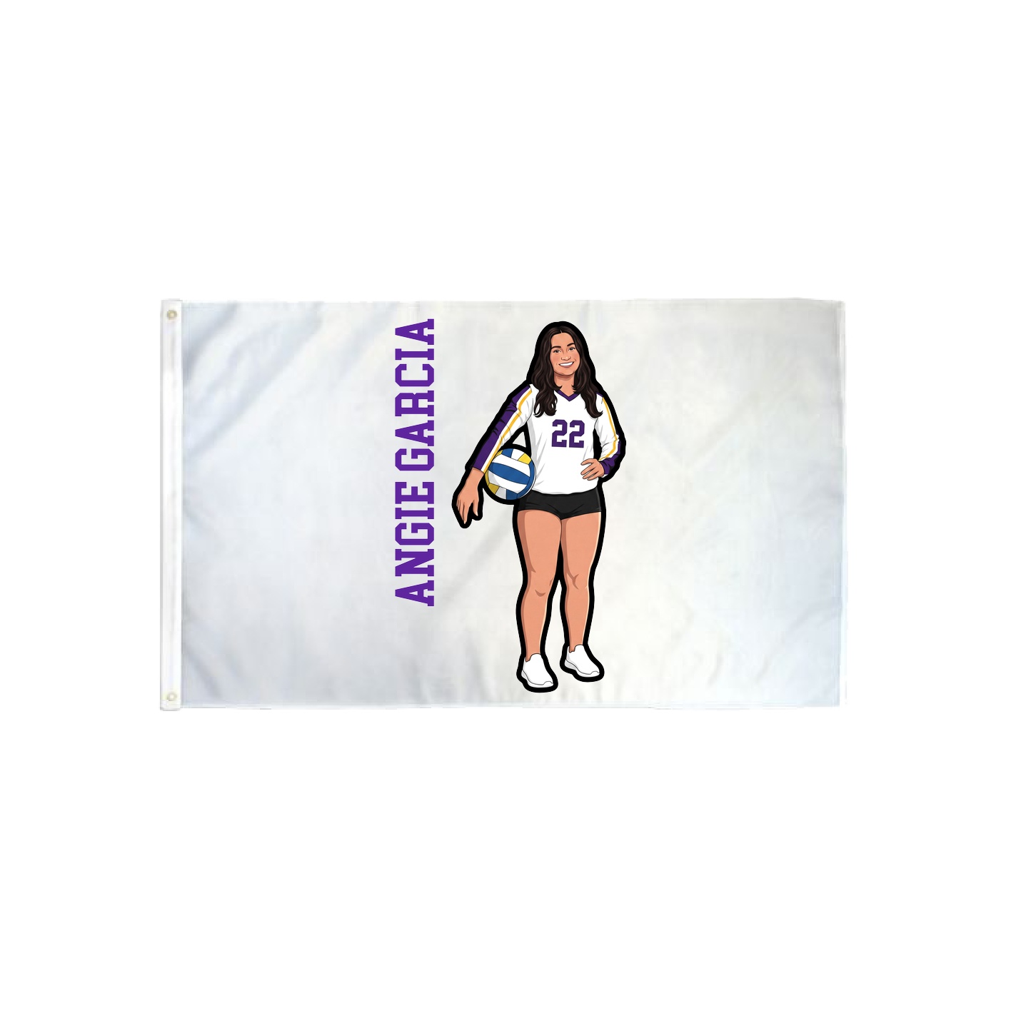3x5 Flag — Name Vertical in Classic