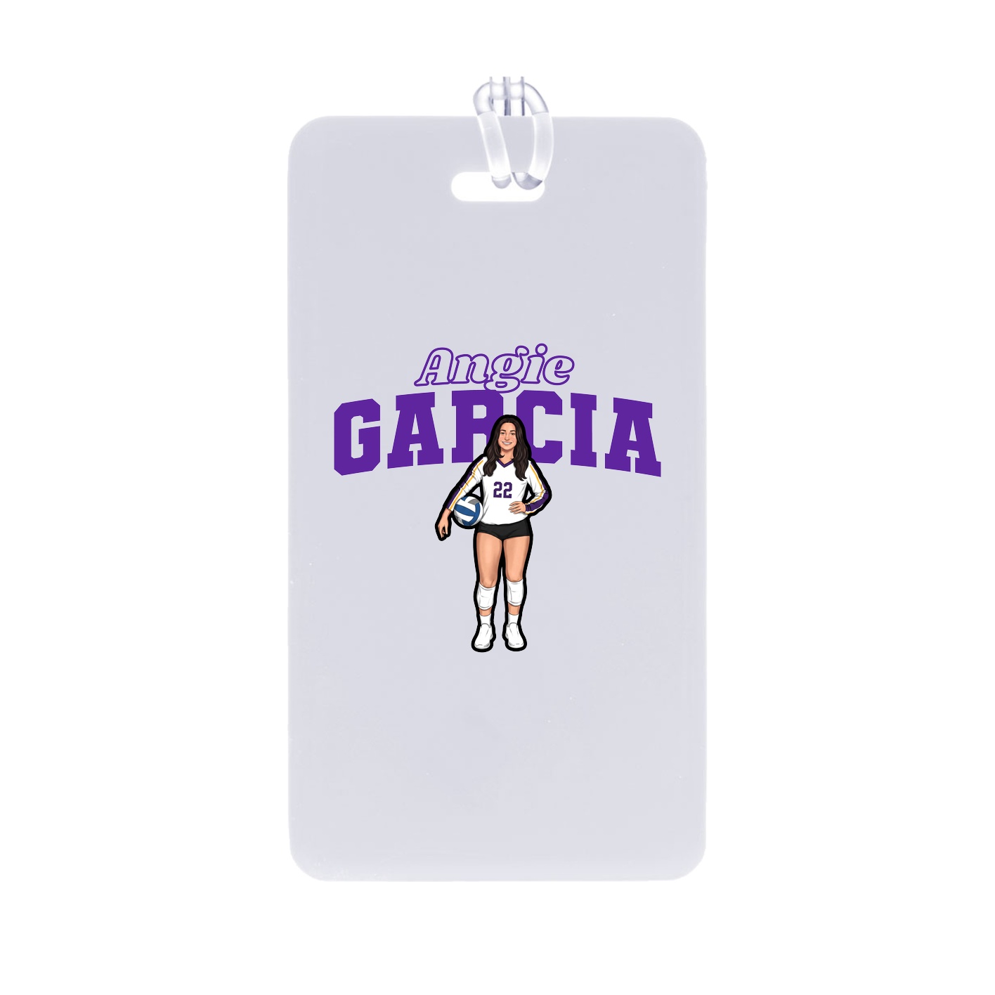 Bag Tag — Name Arch in Classic