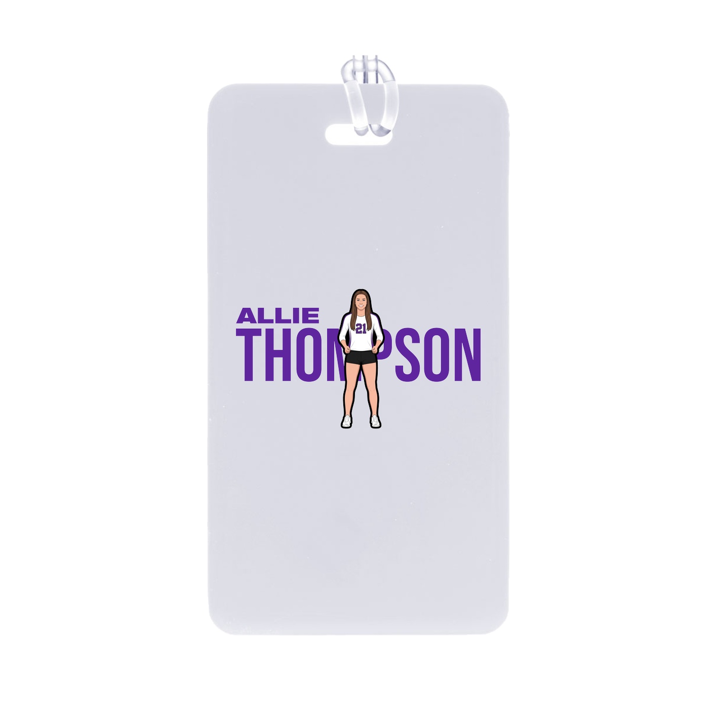 Bag Tag — Player Name in Classic