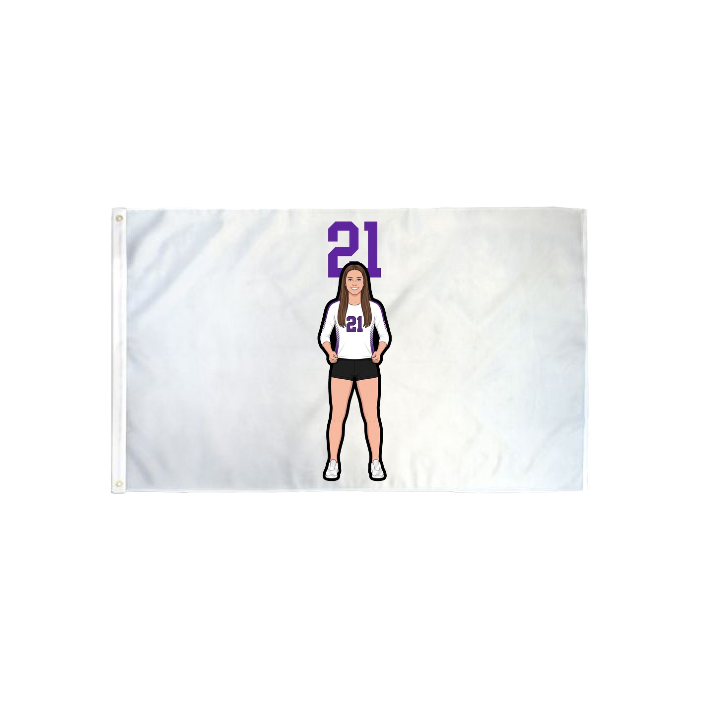 3x5 Flag — Number Top in Classic