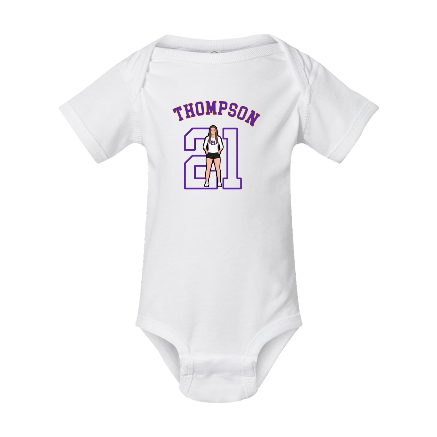 Baby Onesie — Shirsey Arch in White