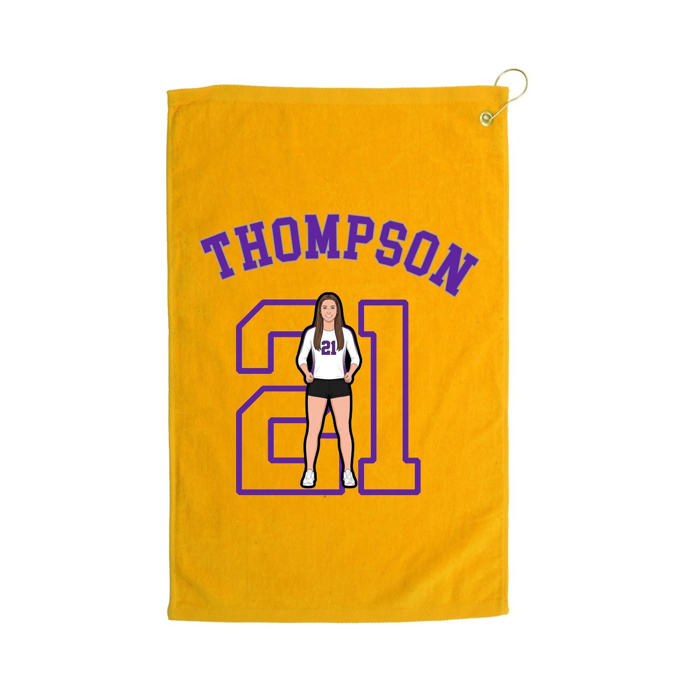 Golf Towel — Shirsey Arch in Gold