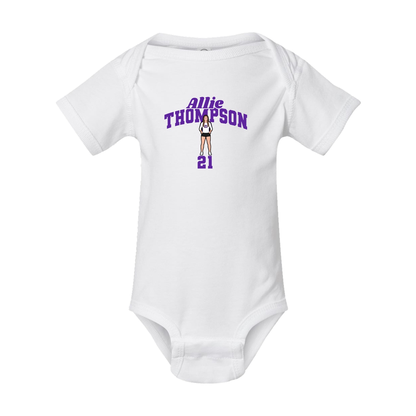 Baby Onesie — Signature Arch in White