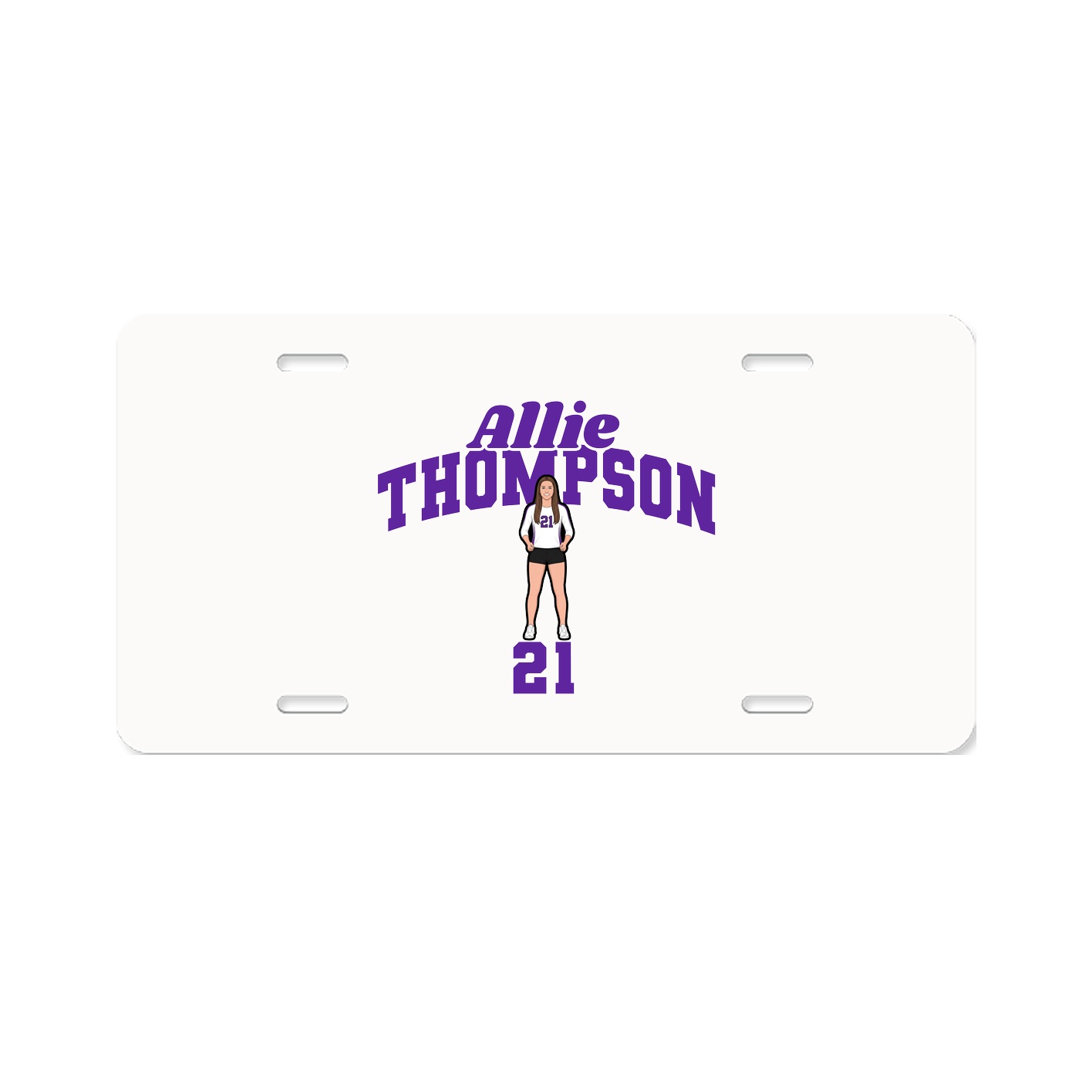 License Plate — Signature Arch in Classic