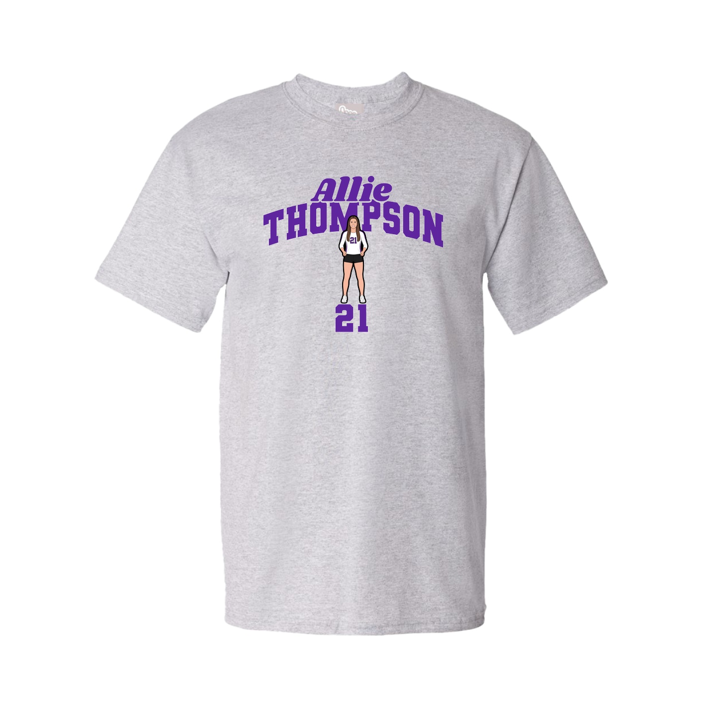 Youth Tee — Signature Arch in Grey