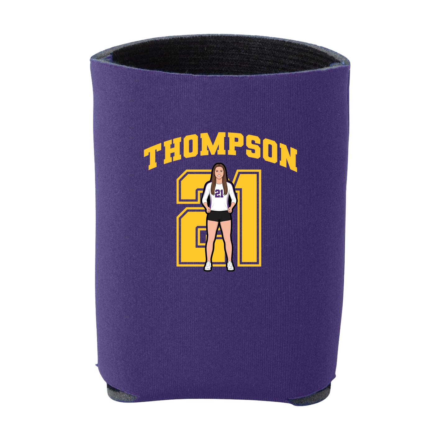 Can Holder — Number in Purple