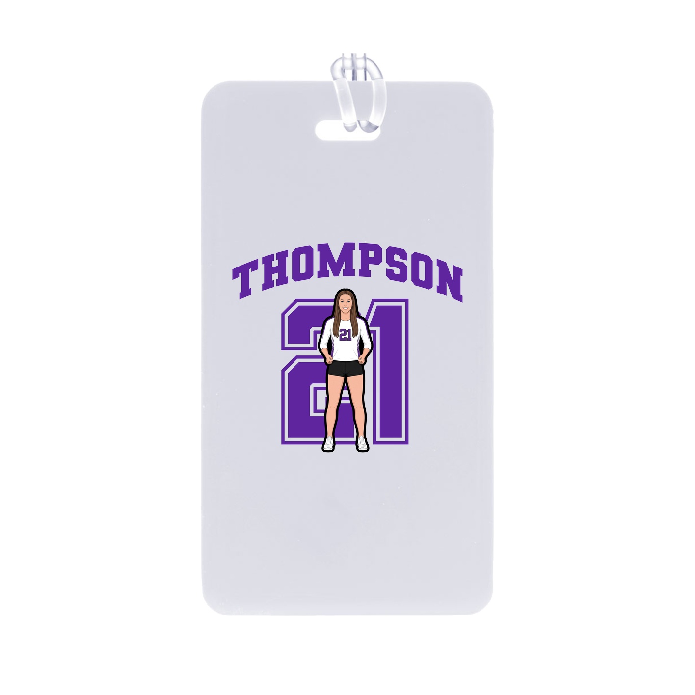 Bag Tag — Number in Classic
