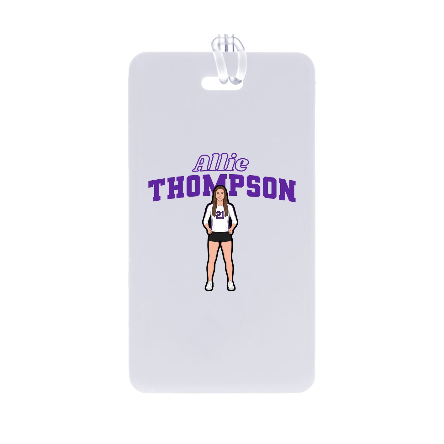 Bag Tag — Name Arch in Classic