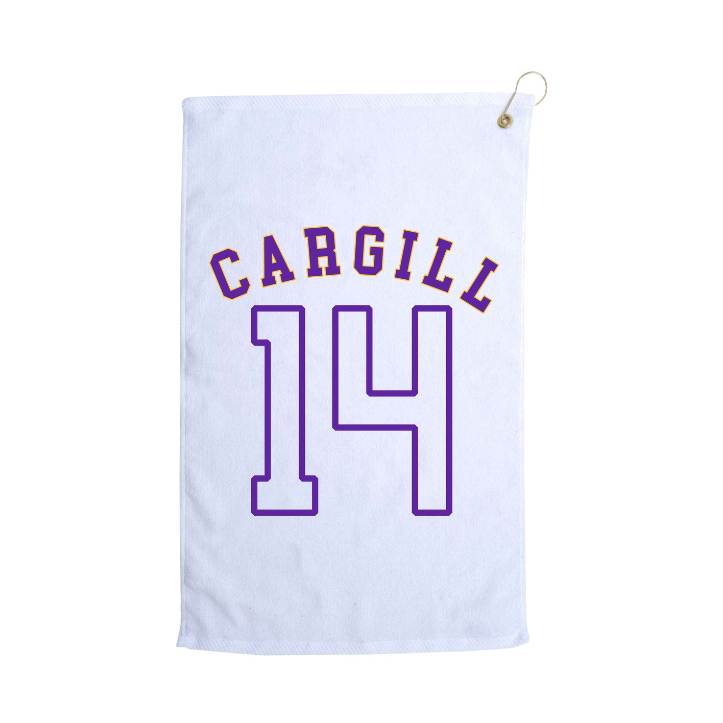 Golf Towel — Shirsey Arch in White