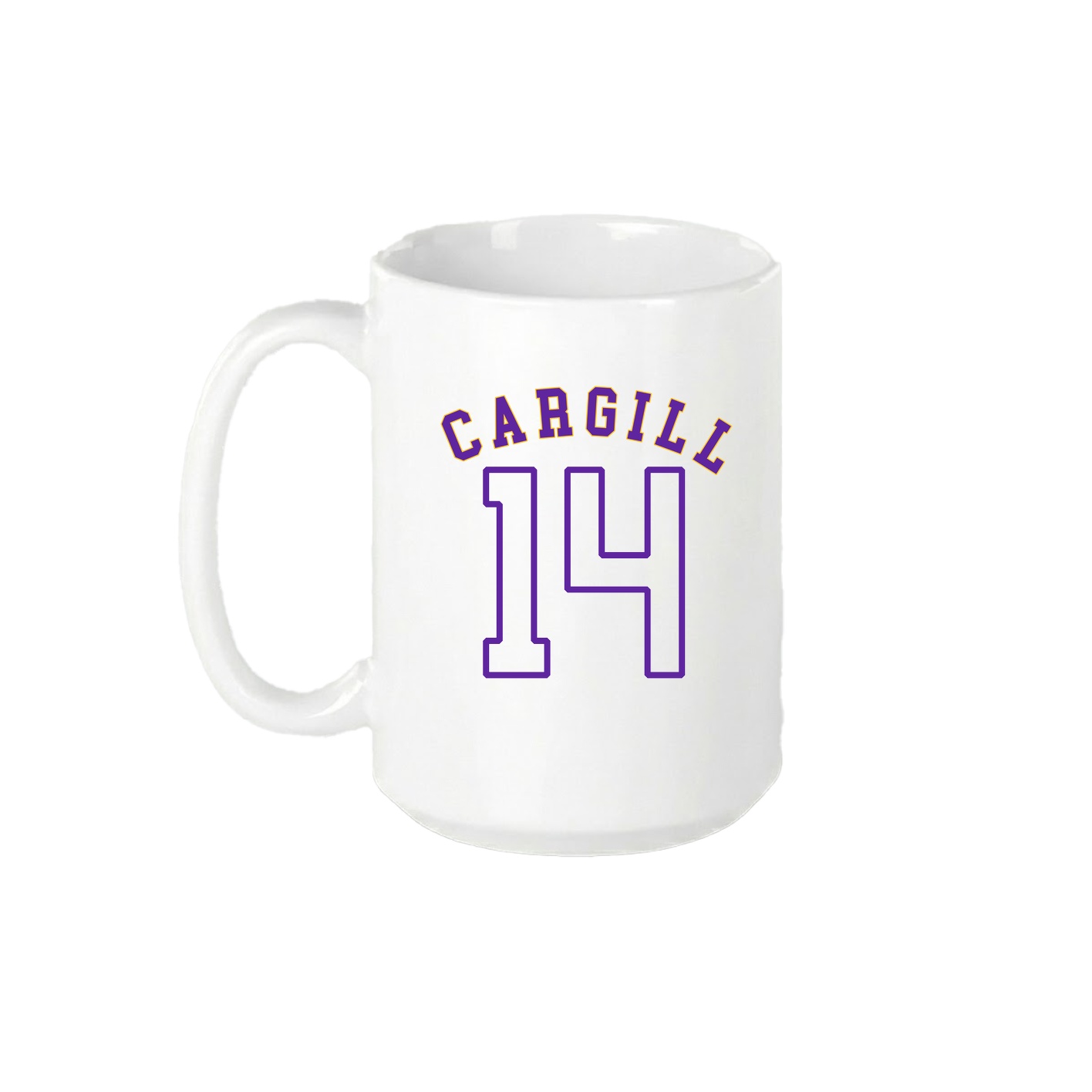 15oz Coffee Mug — Shirsey Arch in White
